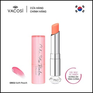 SON DƯỠNG CÓ MÀU VACOSI - OR02: Soft Peach