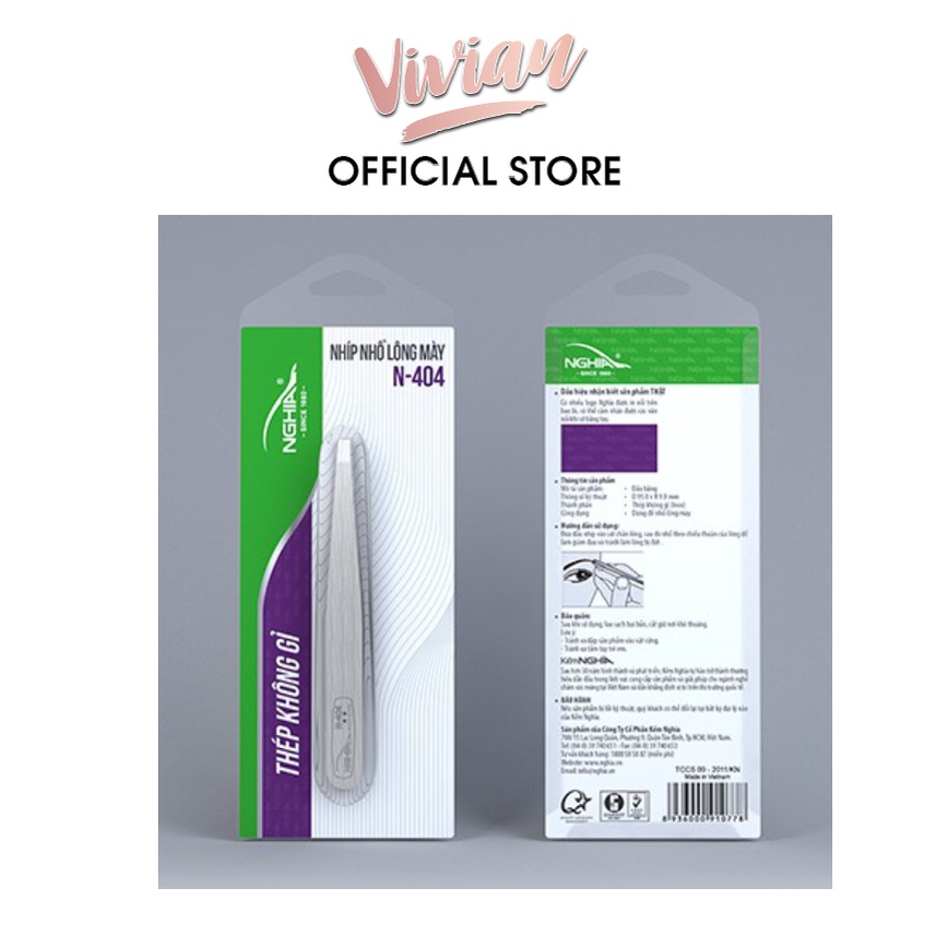 Nhíp vỉ giấy N.404