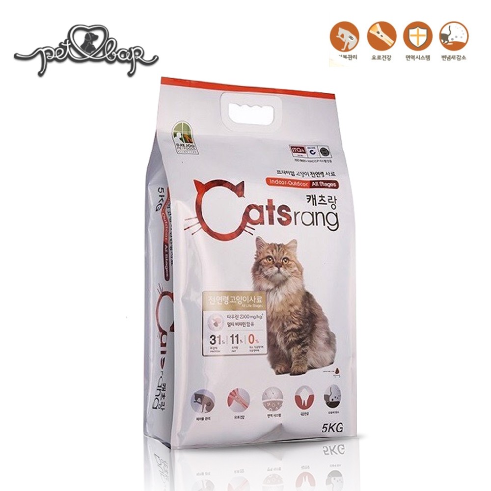 Thức ăn hạt Catsrang cho mèo mọi lứa tuổi bao 5kg