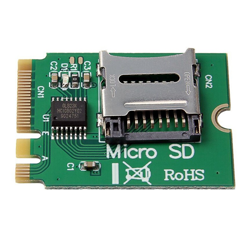 M2 NGFF Key A.E WIFI Slot to Micro-SD SDHC SDXC TF Card Reader T-Flash Card M.2 A+E Card Adapter Kit