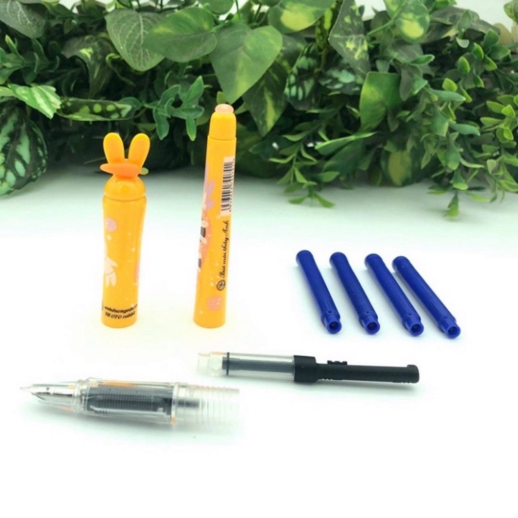 Bút mực xoá được dành cho bé mới tập viết  Bút rèn viết chữ đẹp có 3 màu tím - đen - xanh