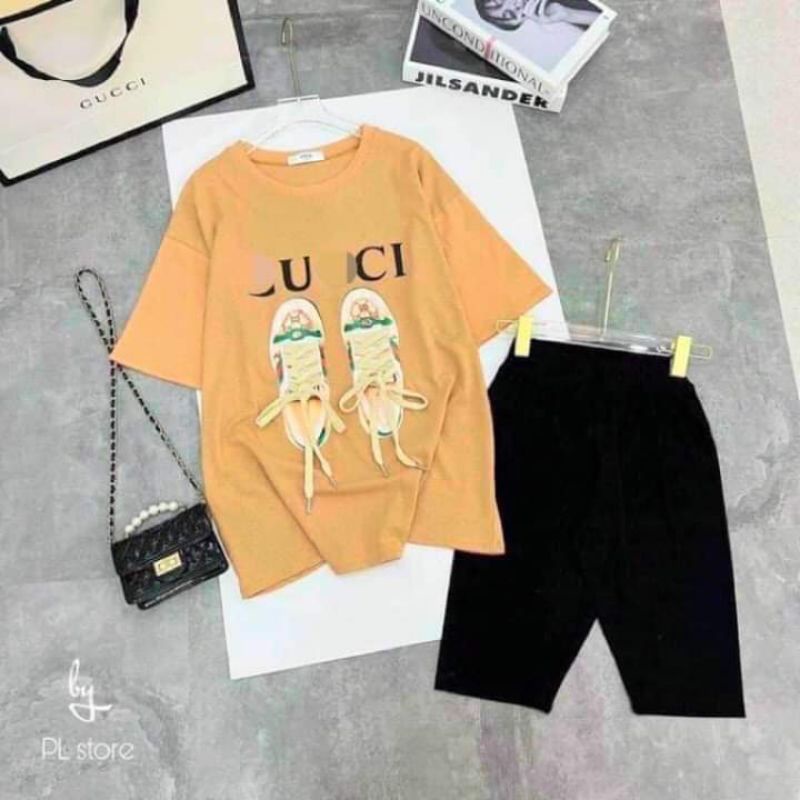 SÉT BỘ THUN NGỐ ĐÔI GIÀY CỘT DÂY THẬT chất cotton mềm mat,phom 40-60kg