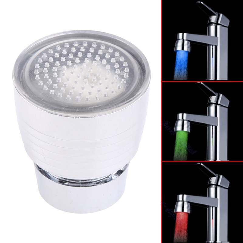 Đầu Lọc Vòi Nước Có Đèn LED 3 Màu Sắc Tùy Chọn