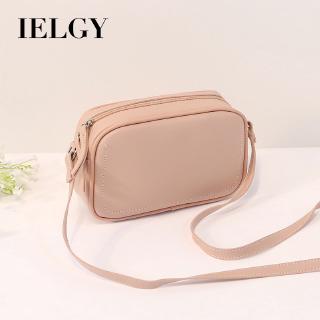 Túi xách da IELGY đeo chéo thiết kế đơn giản thời trang dành cho nữ