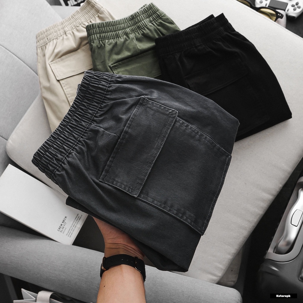 Quần short kaki nam Rafoz4 thiết kế lưng thun co giãn thoải mái form ngang gối trẻ trung KSTOREPK