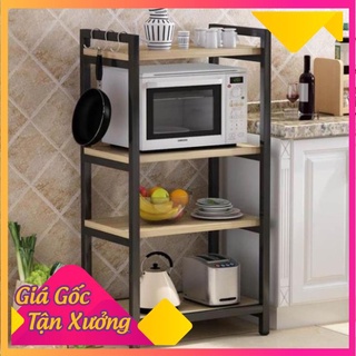 Kệ lò vi sóng, kễ để đồ đa năng 4 tầng - có ảnh thật