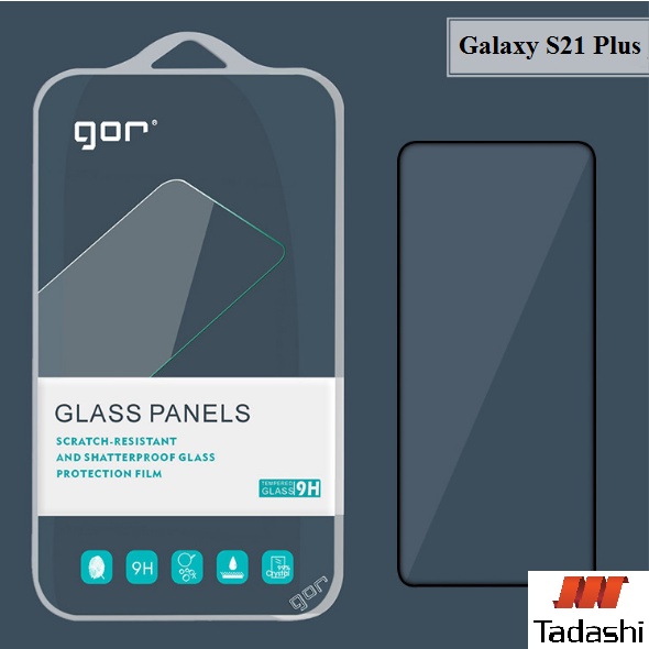 Kính Cường Lực Gor Samsung S21 Plus/ Galaxy S21 Full Màn, Viền Đen Cao Cấp - Hãng Gor
