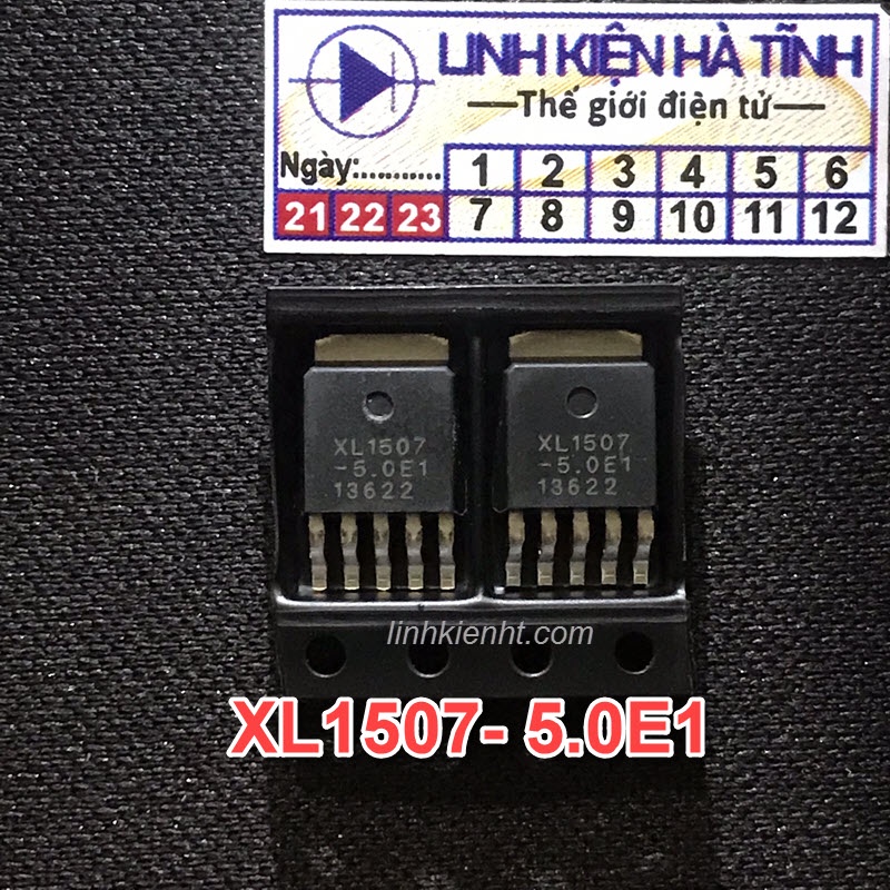 Combo 5 con IC nguồn XL1507-5.0E1 XL1507 Xl1507-5.0 tương đương TD1507T5 ic hạ áp 5V