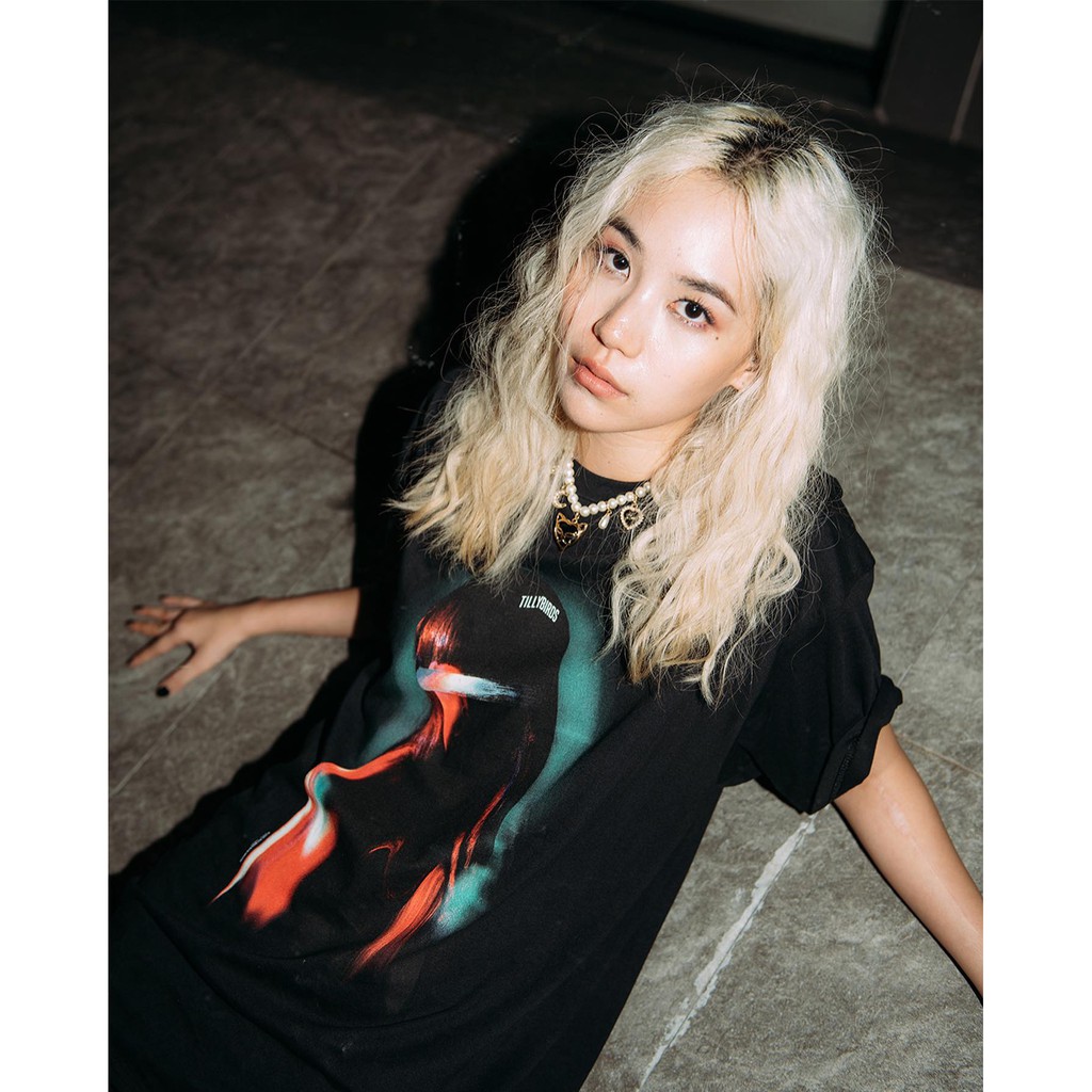 Áo Thun In Hai Mặt Nanno Album Âm Nhạc Tilly Birds Streetwear Unisex Form Rộng Ngắn Tay Cotton 100%