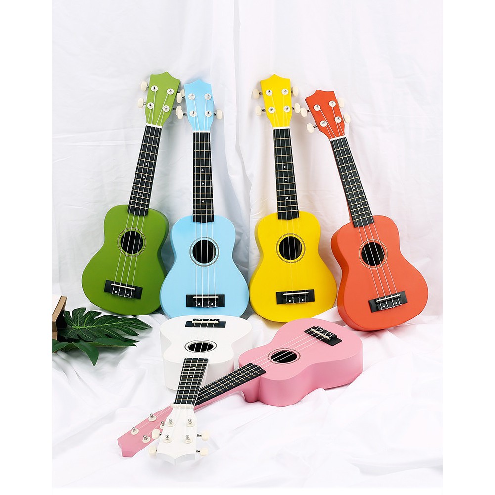 ĐÀN UKULELE SOPRANO I ĐÀN UKULELE MÀU SIZE 21INCH / HÀNG CHẤT LƯỢNG