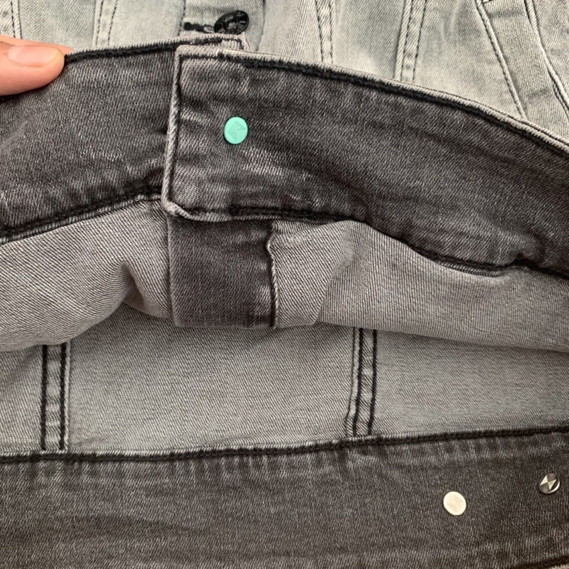 Áo Khoác Jeans Bò Nữ Ombre Phối Màu LULAROE Hàng Xuất Dư Hàn Xịn Cao Cấp Chất Mịn Đẹp Nặng Tay Size XXS