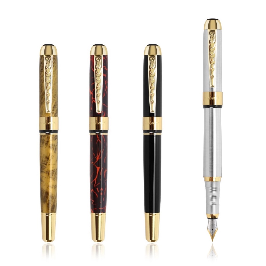 Bút Máy PenLab Jinhao Gold Arrow Ngòi Kim Loại Ngòi Mảnh Sang Trọng C6062