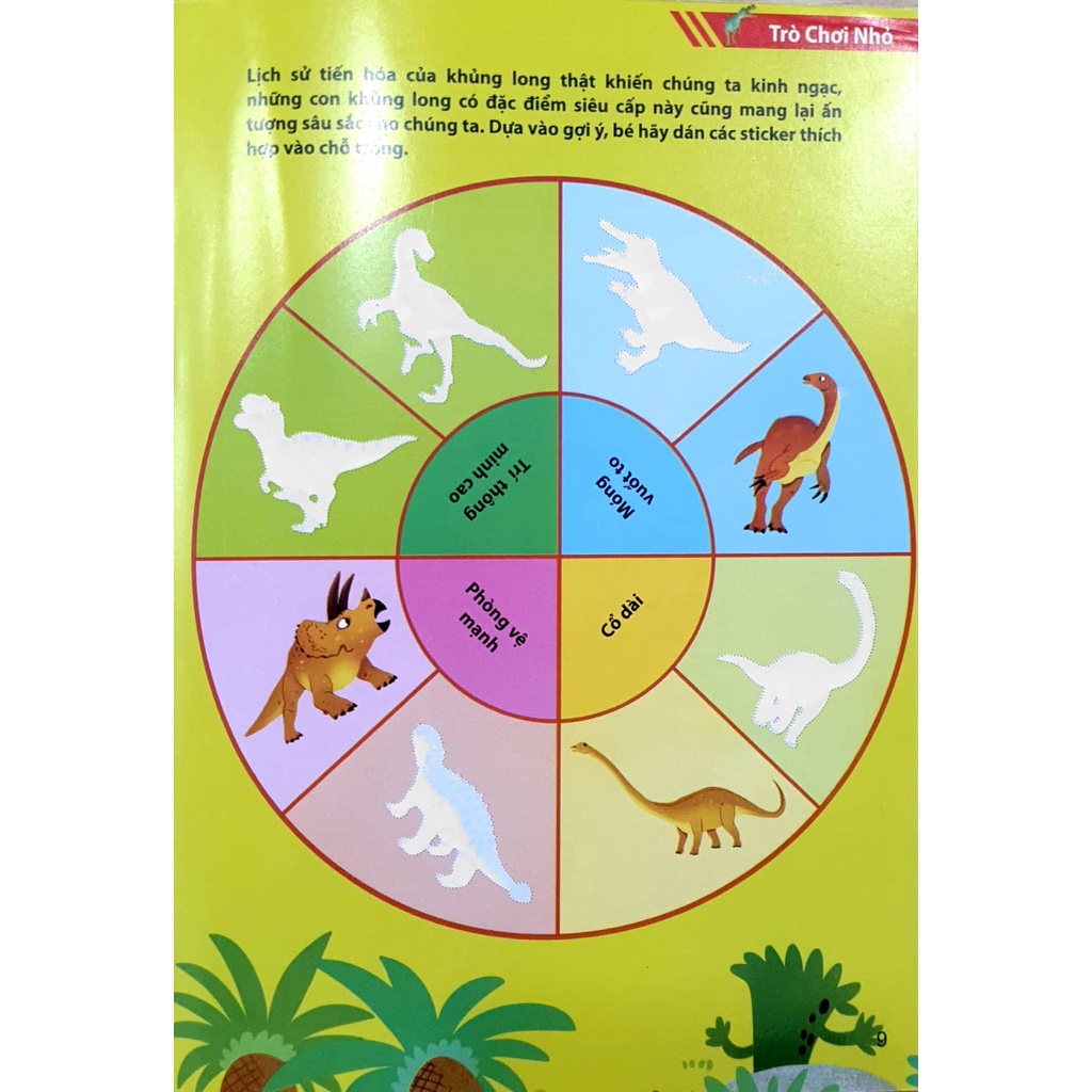 Sách - Hình dán Sticker Vương Quốc Khủng Long