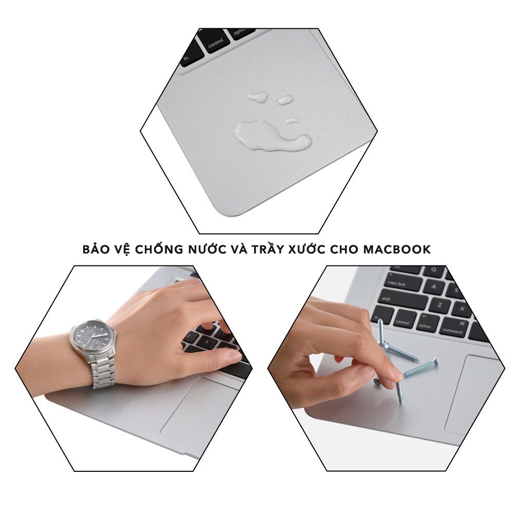 Combo Dán Kê Tay + Trackpad dành cho Macbook Chính Hãng JRC 4 Màu - Hàng Cao Cấp