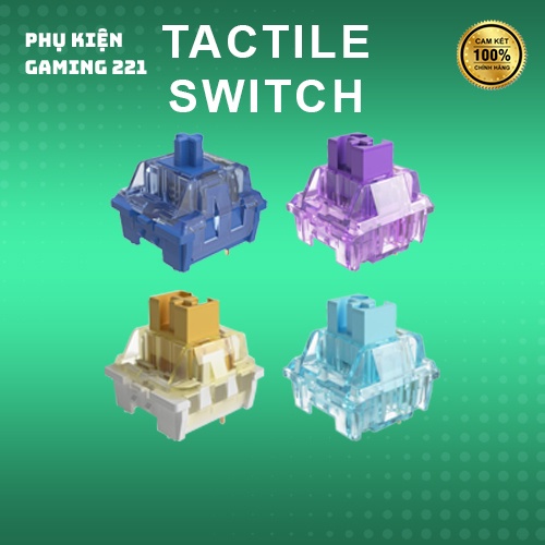 [Switch lẻ] Tổng Hợp Switch Tactile Bàn Phím Cơ - AKKO CS Switch ( Ocean Blue/Jelly Purple/Sponge/Jelly Blue) Chính Hãng
