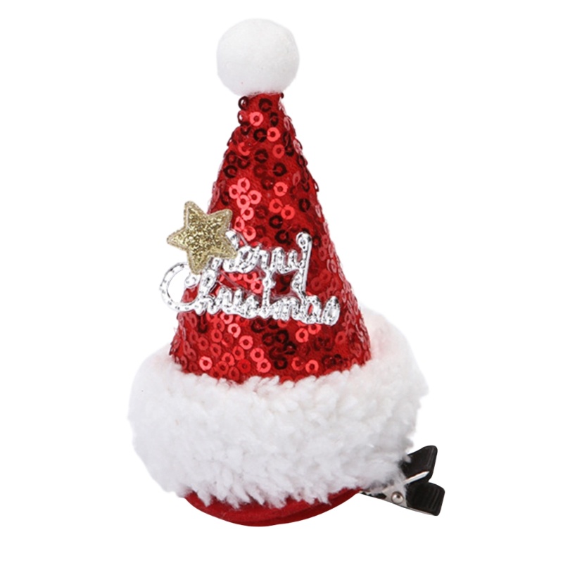 Kẹp Tóc Hình Nón Ông Già Noel