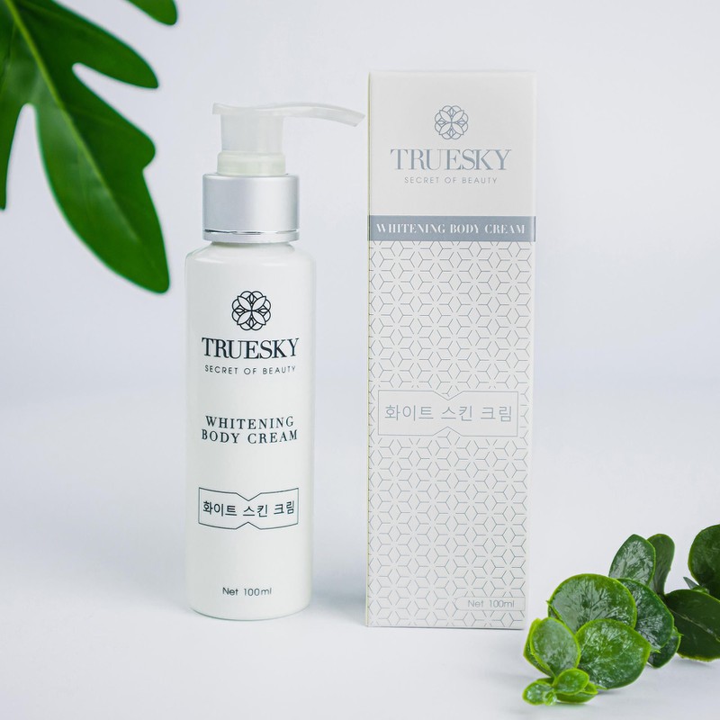 Kem ủ trắng da toàn thân cấp tốc Truesky 100ml - Whitening Body Cream