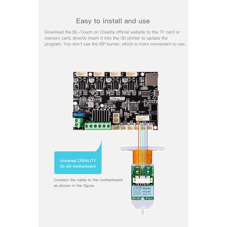 Cảm biến cân bàn tự động Creality BL-Touch Self Leveling Sensor 32 Bit cho máy in 3d dòng Ender/CR..