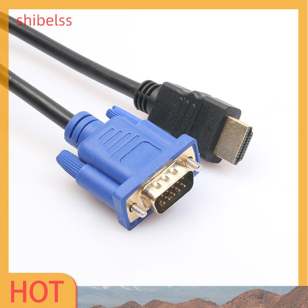 Cáp Chuyển Đổi Hdmi Sang Vga Hd 15pin 1080p 6ft Chuyên Dụng