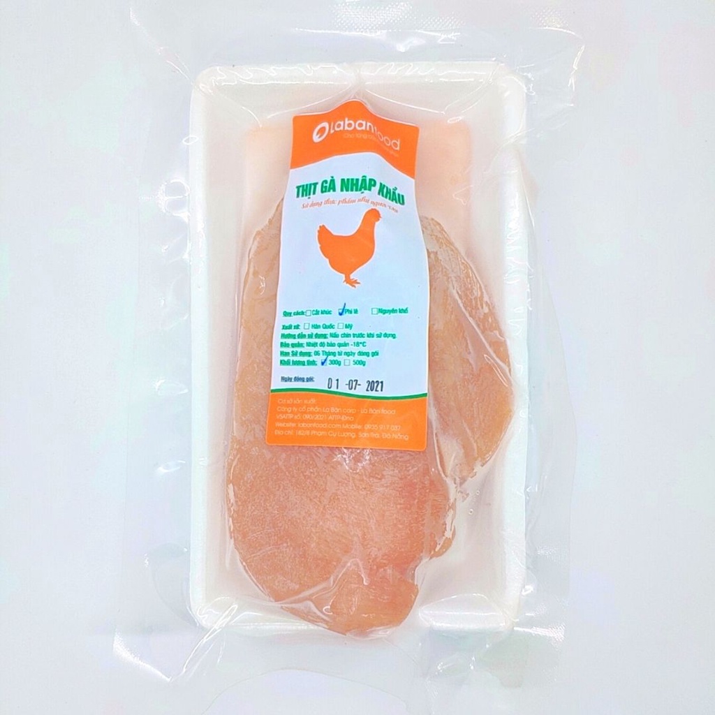 [GIAO HỎA TỐC ĐÀ NẴNG 2H] - Ức gà phi lê - 300g