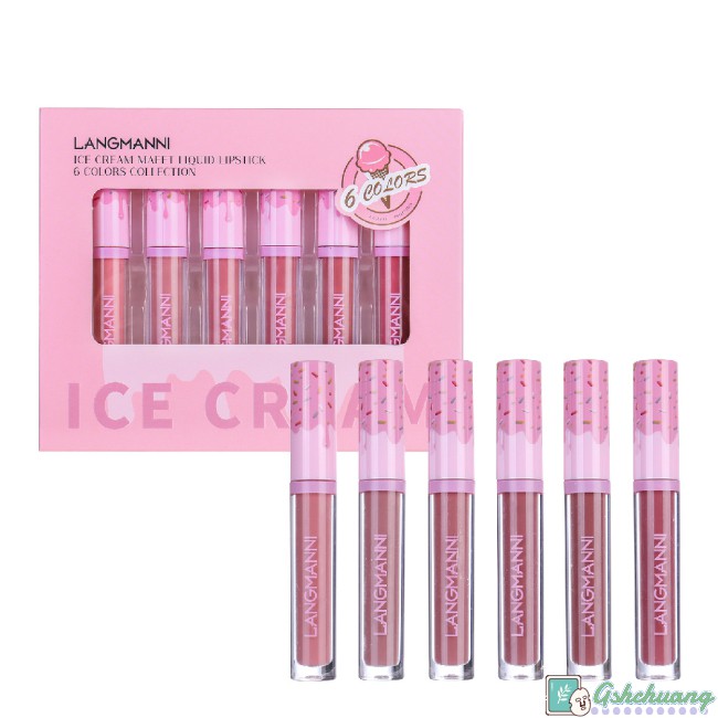 (Hàng Mới Về) Bộ 6 Son Môi Dạng Lỏng Dưỡng Ẩm Chống Thấm Nước Màu Sắc Gợi Cảm | BigBuy360 - bigbuy360.vn