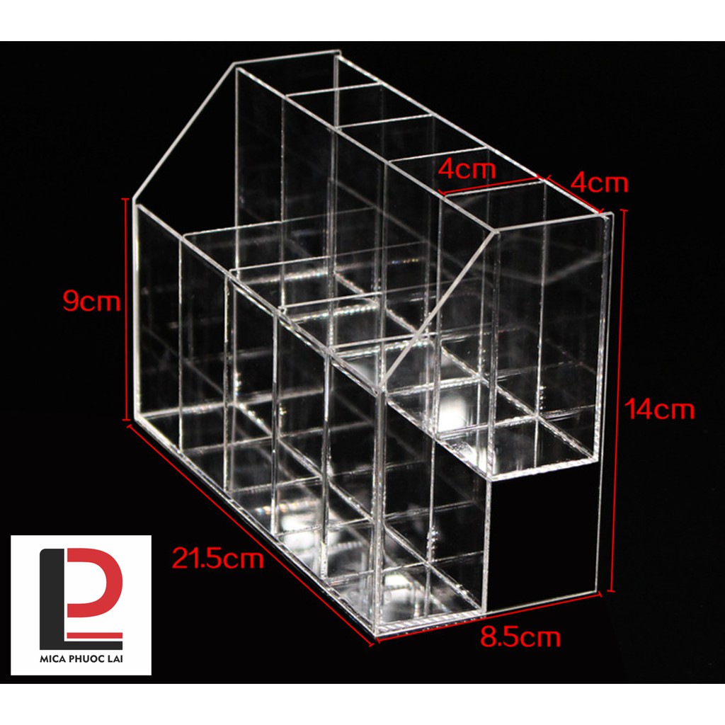 Kệ mica trưng bày bút, viết, cọ/ Giá đỡ acrylic cao cấp