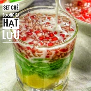 Set 650g nguyên liệu nấu chè sương sa hạt lựu thơm ngon