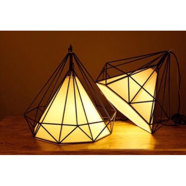 COMBO 3 đèn thả KIM CƯƠNG SIZE 25CM