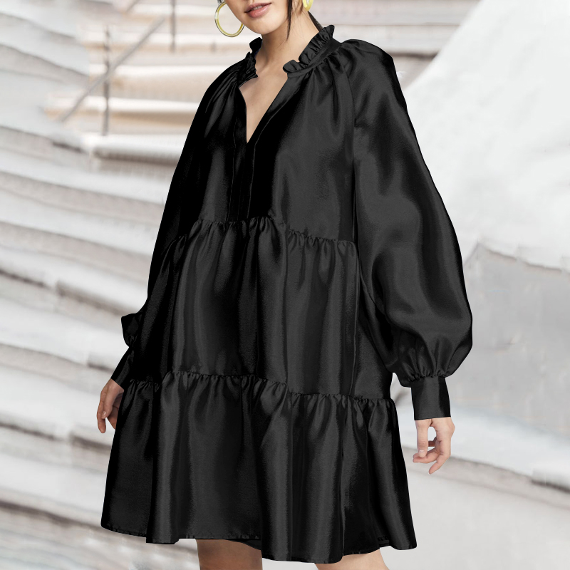 Đầm CELMIA Dáng Chữ A Tay Phồng Dáng Rộng Thoải Mái Cho Nữ | BigBuy360 - bigbuy360.vn