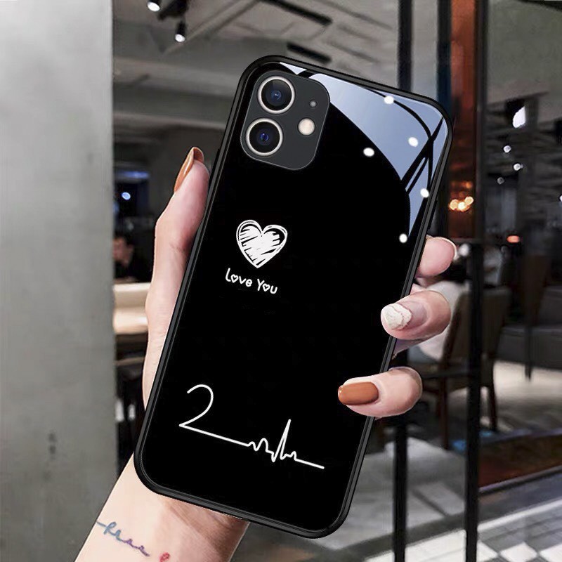 Ốp đôi iphone nhịp đập trái tim điện thoại 6 6s 7 8 plus x xs xr 11 pro max se2 12 mini 12 pro max | BigBuy360 - bigbuy360.vn