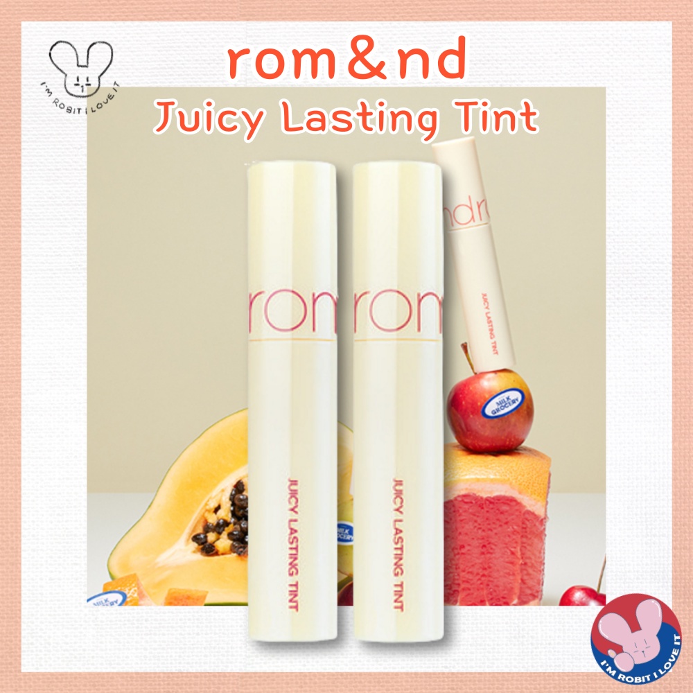 Son kem ROM&ND Romand 24 màu sắc tùy chọn lâu trôi