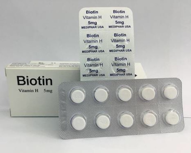 ✅ BIOTIN vitamin H-giúp da và tóc đẹp