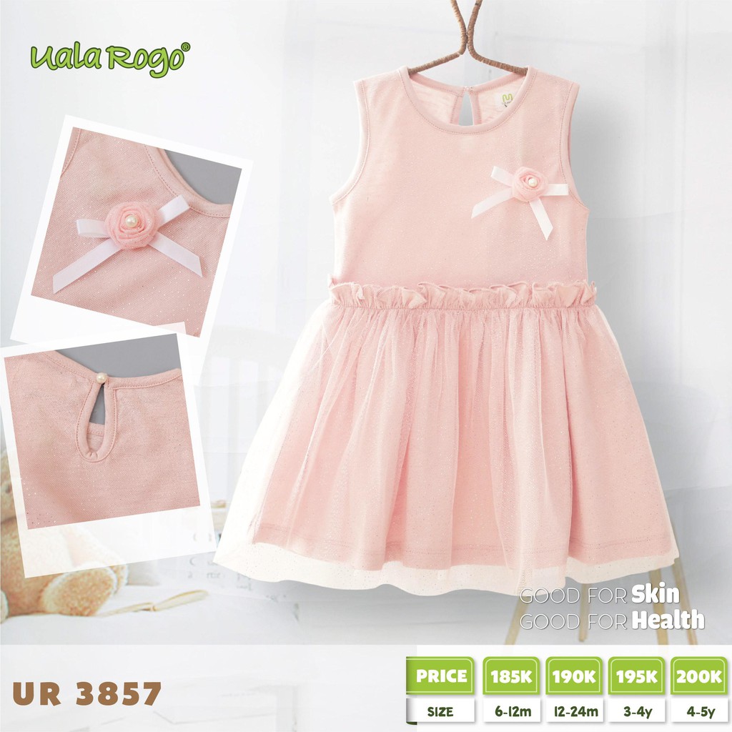 Váy tuyn bèo Kids 3 màu xinh xắn UalaRogo