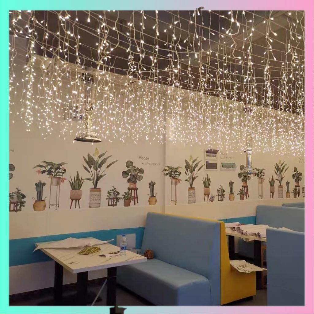 Decal dán tường, Giấy dán tường trang trí phòng ngủ, phòng khách hình cây lá xanh | BigBuy360 - bigbuy360.vn