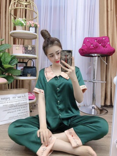 Lụa Trơn viền chữ big size