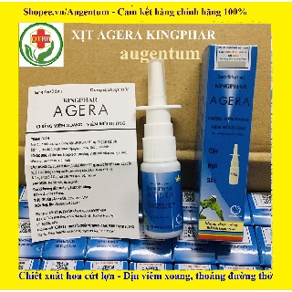 Chai xịt Agera - Mở thông xoang, thoáng đường thở