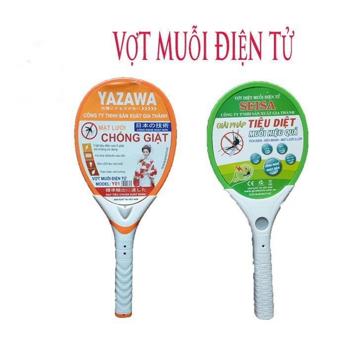 Vợt Muỗi Điện Tử Seisa Công Nghệ Nhật Bản Hình Tia Sét