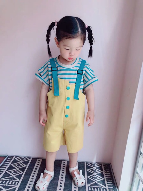 Set yếm cho bé gái lớn - size đại  - kèm ảnh thật