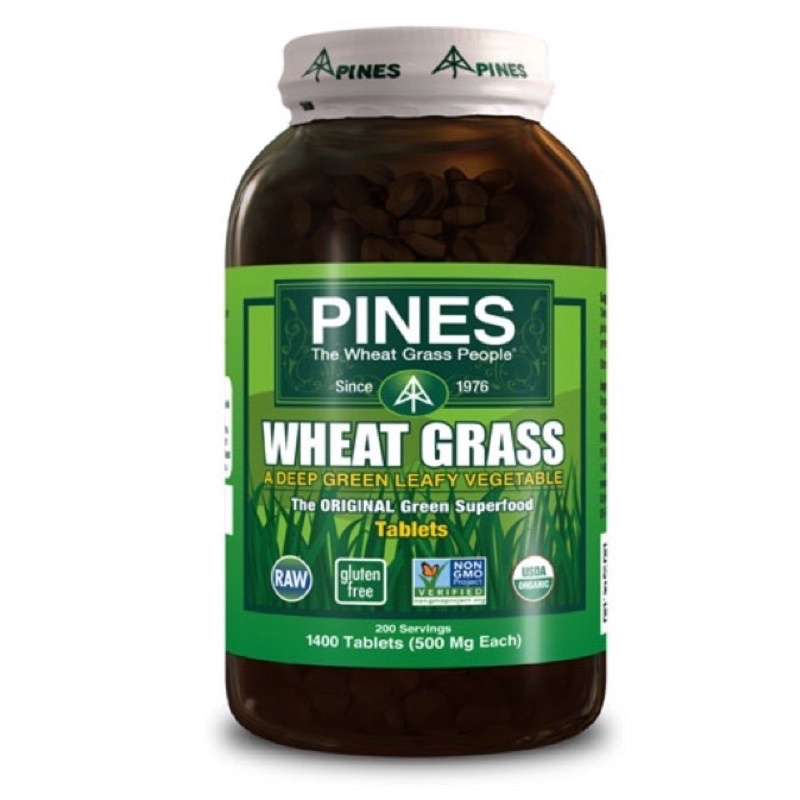 Pines International Viên cỏ lúa mì hữu cơ