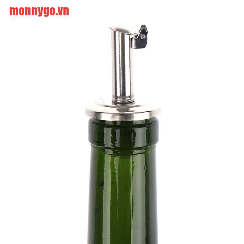 [monnygo]Stainless Steel Cap Wine Pourer Red Wine Pourers Bottle Stopper Pl