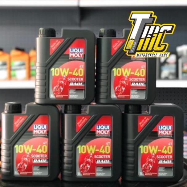 [Combo] Nhớt Tay Ga Cao Cấp Liqui Moly 10W40 Scooter Race 1L