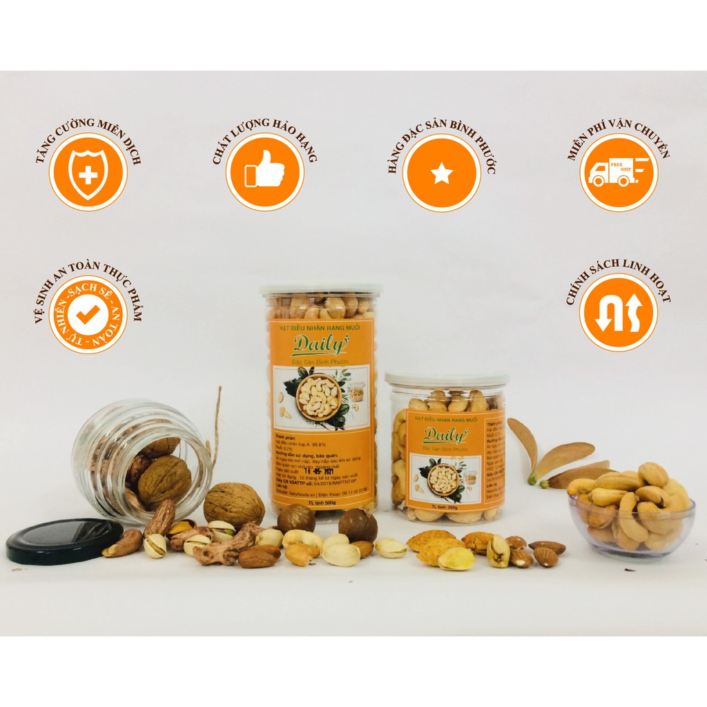 Hạt Điều Nhân Loại A Rang Muối 500gram | BigBuy360 - bigbuy360.vn