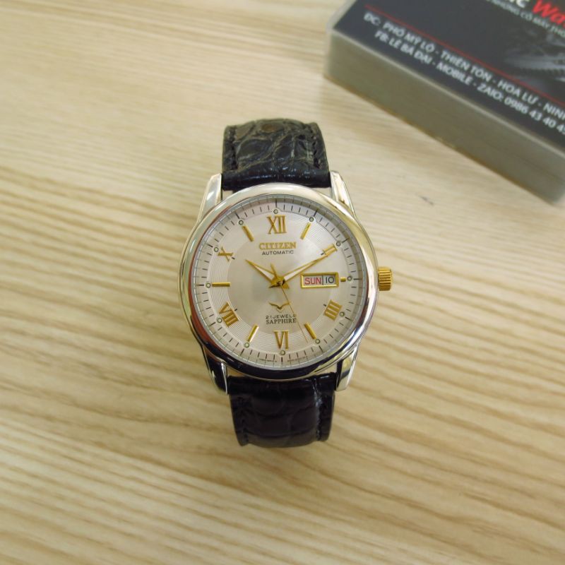 Đồng hồ cơ nam CITIZEN nhật bãi xịn Automatic - tự động nạp cót khi đeo