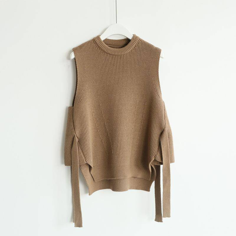 Áo Len Không Tay Dáng Rộng Phong Cách Thời Trang Mới Cho Nữ