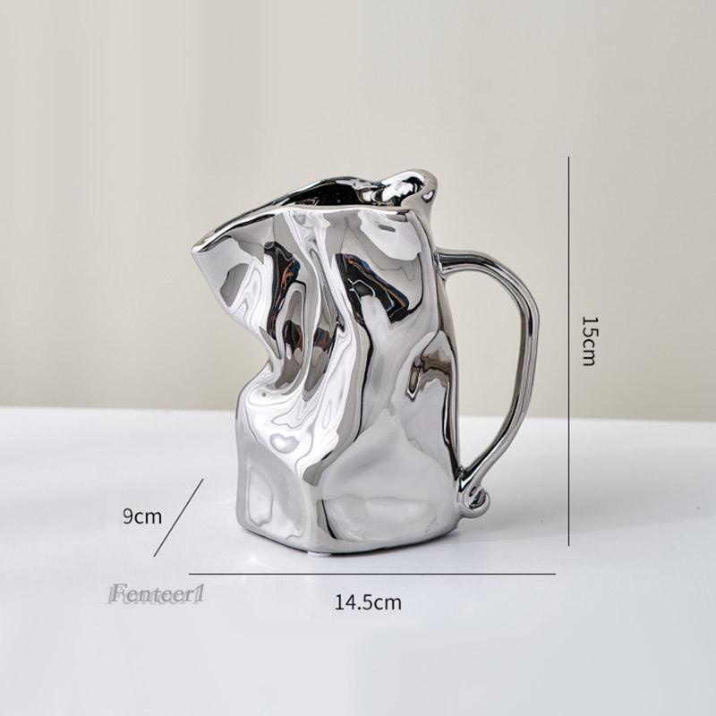 [Fenteer1] Bình Hoa Khô Để Bàn Bằng Gốm Hiện Đại Trang Trí Nhà Cửa