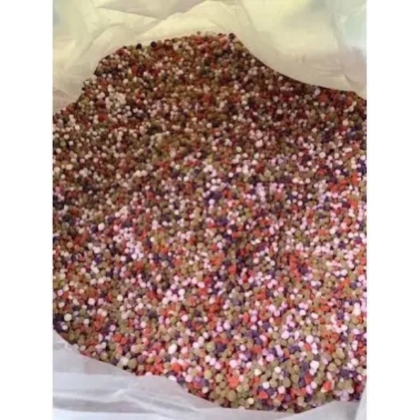 Phân bón NPK 20-20-15 Đầu Trâu cho rau màu, hoa cảnh, hoa mai, hoa hồng gói 1kg chiết lẻ