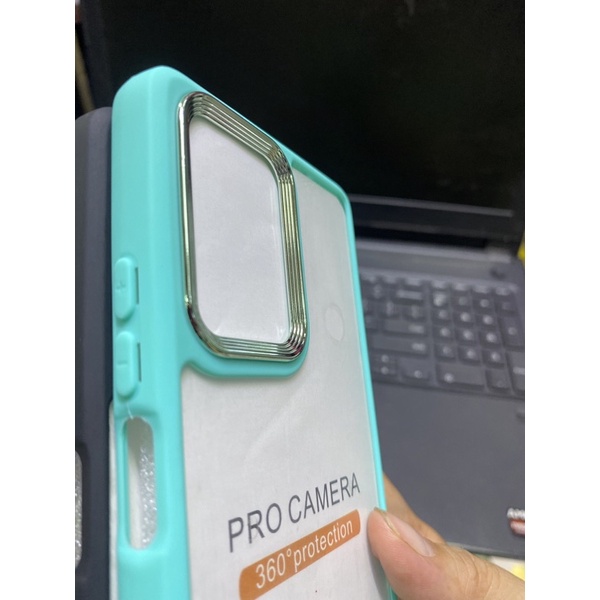 Ốp Xiaomi 11T / 11T Pro 5G / Mi 11T lưng trong viền màu viền nổi cao bảo vệ Camera .