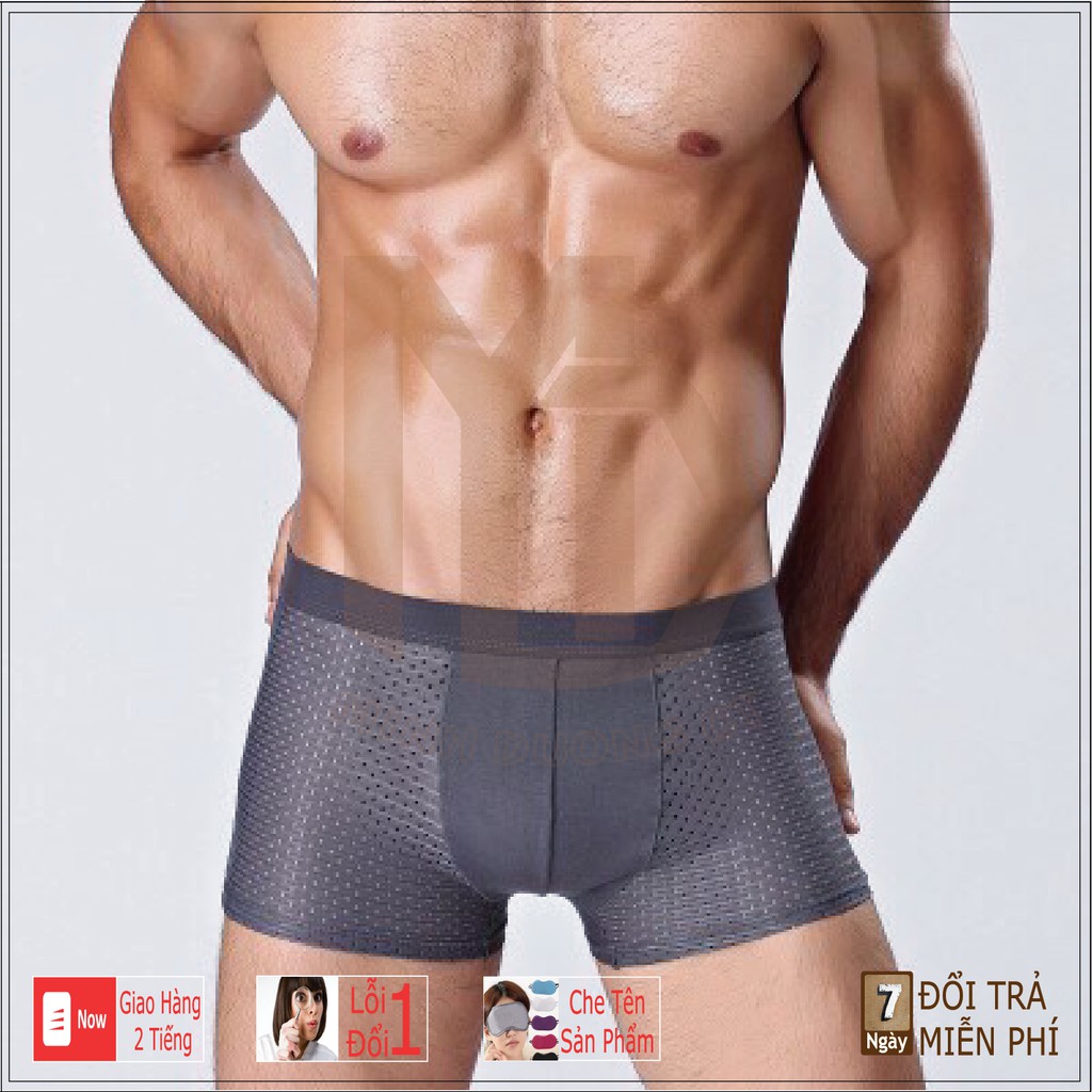 Quần Lót Đùi Nam Thông Hơi Thoáng Khí COMBO 4 QUẦN