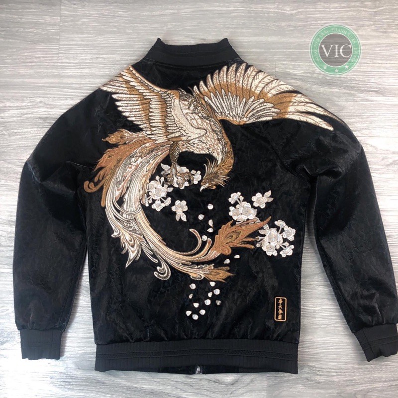 ÁO KHOÁC THÊU PHƯỢNG CAO CẤP- ÁO KHOÁC NAM SPF.