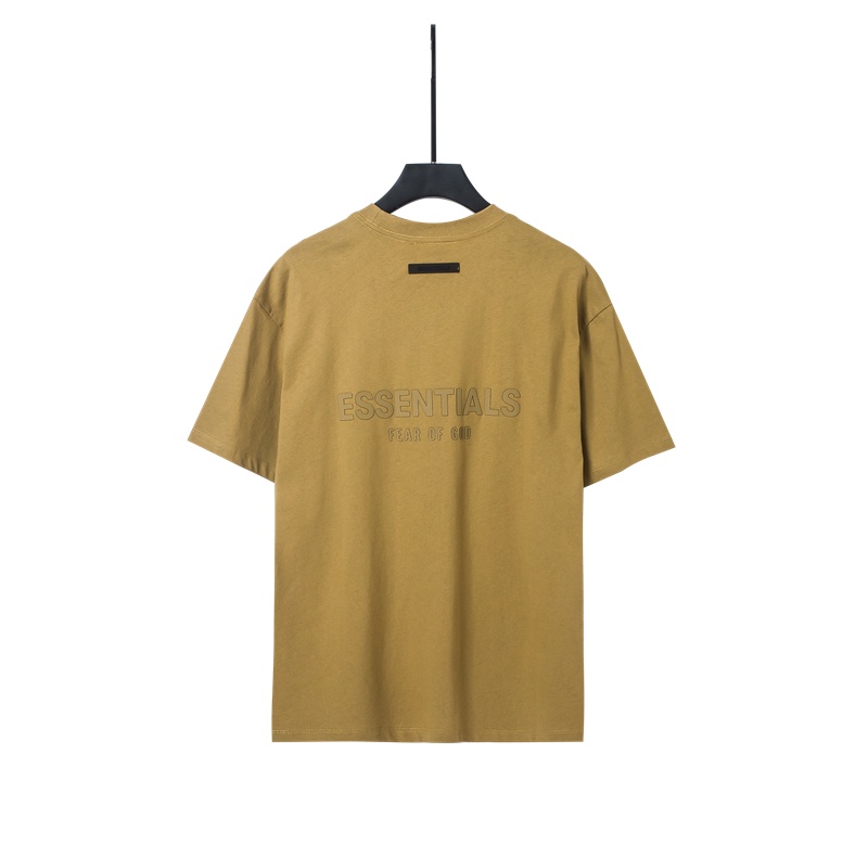 Áo Thun Tay Ngắn Cổ Tròn In Chữ FEAPR OF GOD ESSENTIALS Phong Cách Âu Mỹ